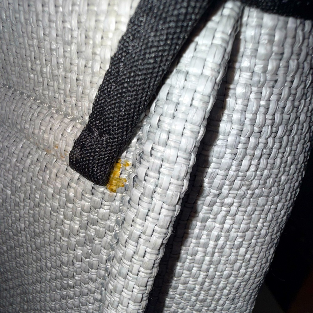 💎AUTHENTIC CHANEL GRAY RAFFIA DEAUVILLE MESSENGER BAG/SHOULDER BAG/CROSSBODY-EUC - Picture 17 of 17